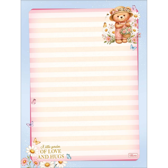 Papel de Carta Love Bears Tilibra - 48 Folhas