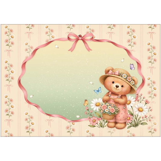 Papel de Carta com Envelope Tilibra Love Bears