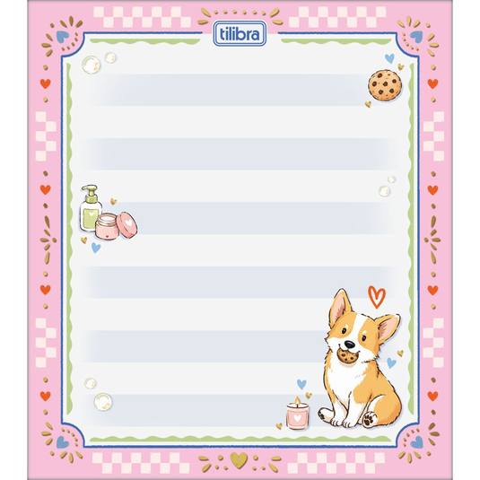 Bloco de Lembretes Tilibra Doggy - 100 Folhas