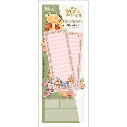 Bloco de Lembretes Grande Tilibra Pooh - 50 Folhas