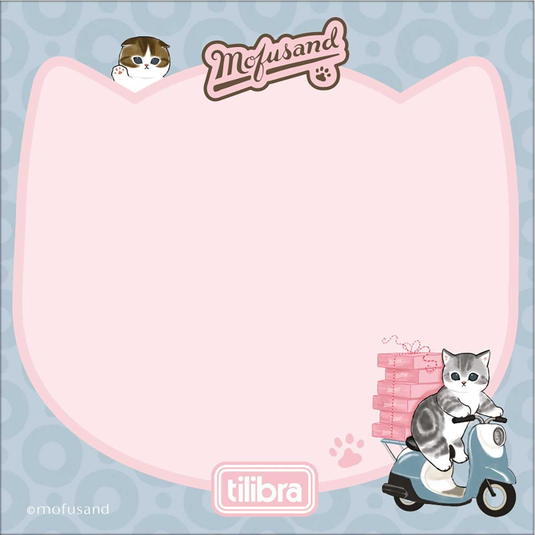 Bloco Adesivo Tilibra Notes Mofusand 76 x 76 mm