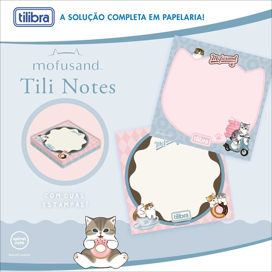 Bloco Adesivo Tilibra Notes Mofusand 76 x 76 mm
