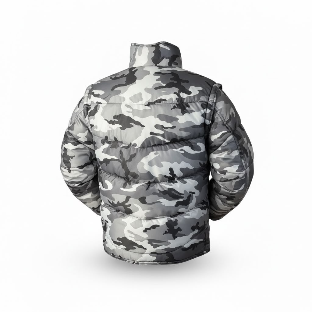 JAQUETA ARIZONA RACING CAMUFLADA TRADICIONAL CINZA