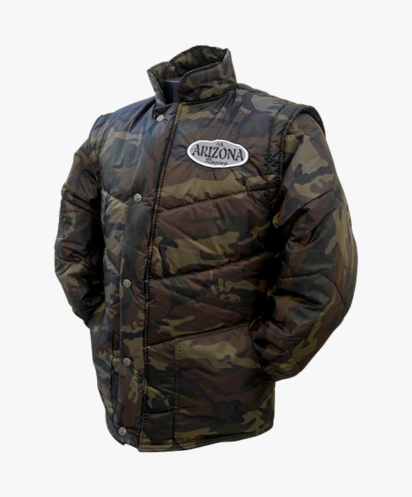 JAQUETA ARIZONA RACING CAMUFLADA REFLETIVA VERDE