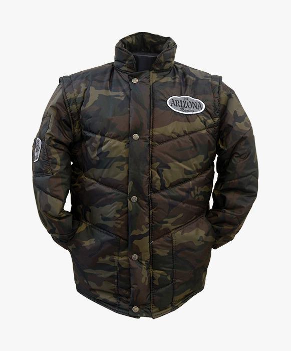 JAQUETA ARIZONA RACING CAMUFLADA REFLETIVA VERDE