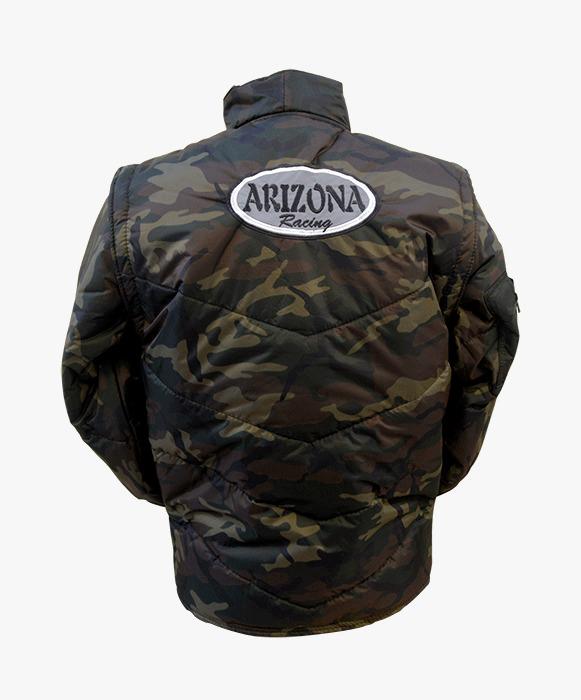 JAQUETA ARIZONA RACING CAMUFLADA REFLETIVA VERDE