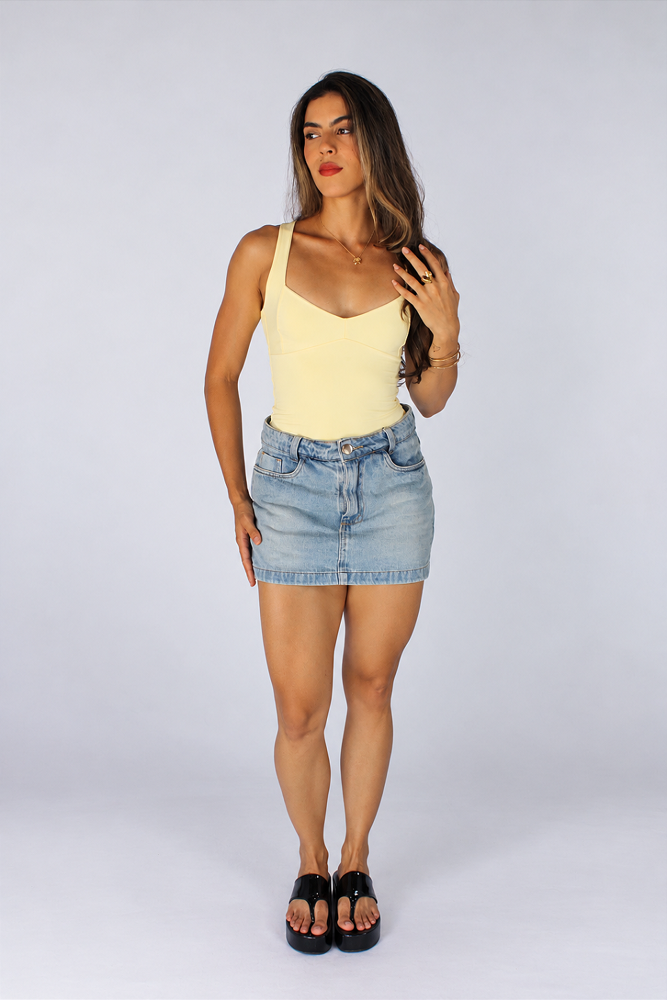 Short Saia Jeans