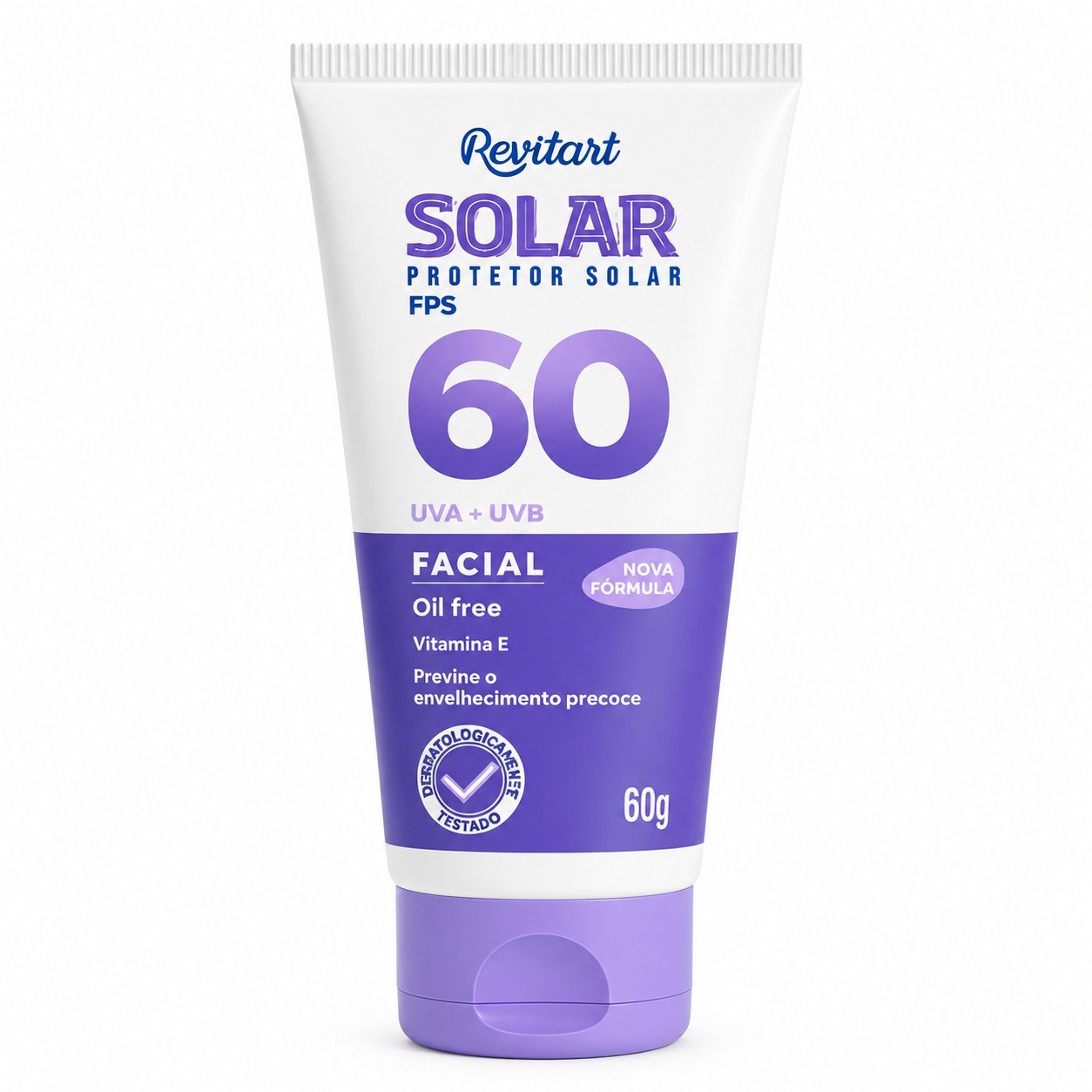 PROTETOR SOLAR REVITART FPS60 FACIAL 60G
