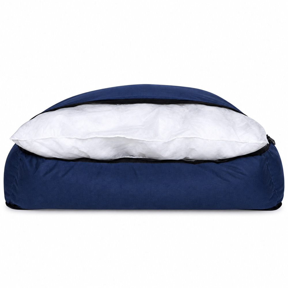 Cama Pet Suede Premium Impermeavel Pequena Cor:Azul