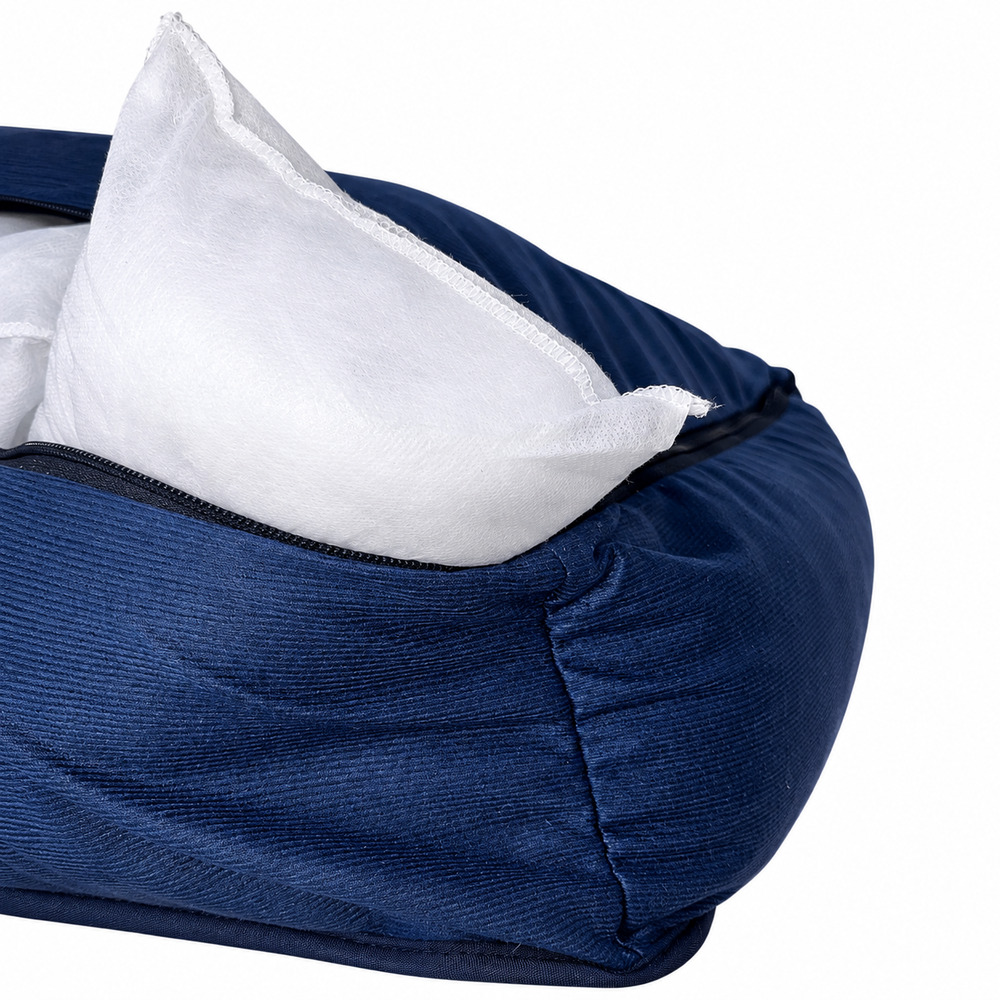 Cama Pet Suede Premium Impermeavel Pequena Cor:Azul