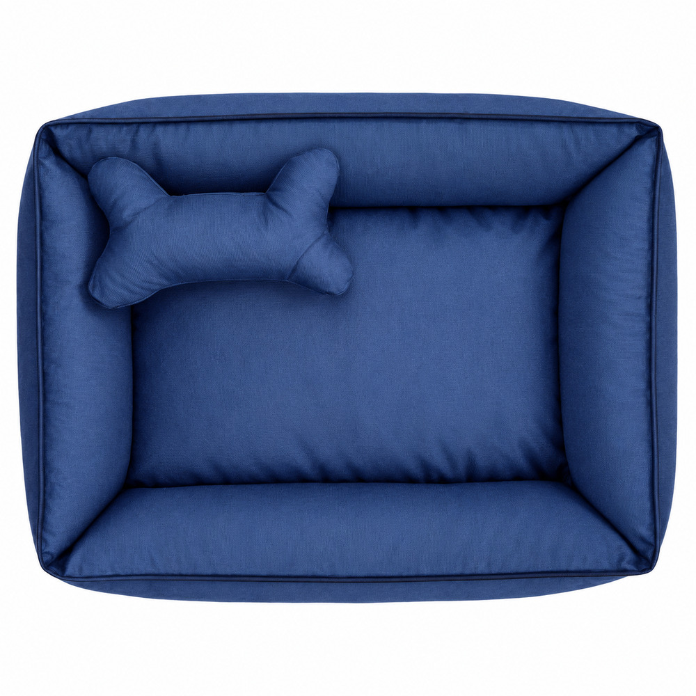 Cama Pet Suede Premium Impermeavel Pequena Cor:Azul