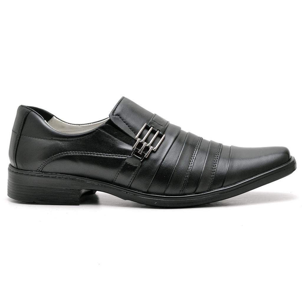 Sapato Conforto Couro Masculino  010