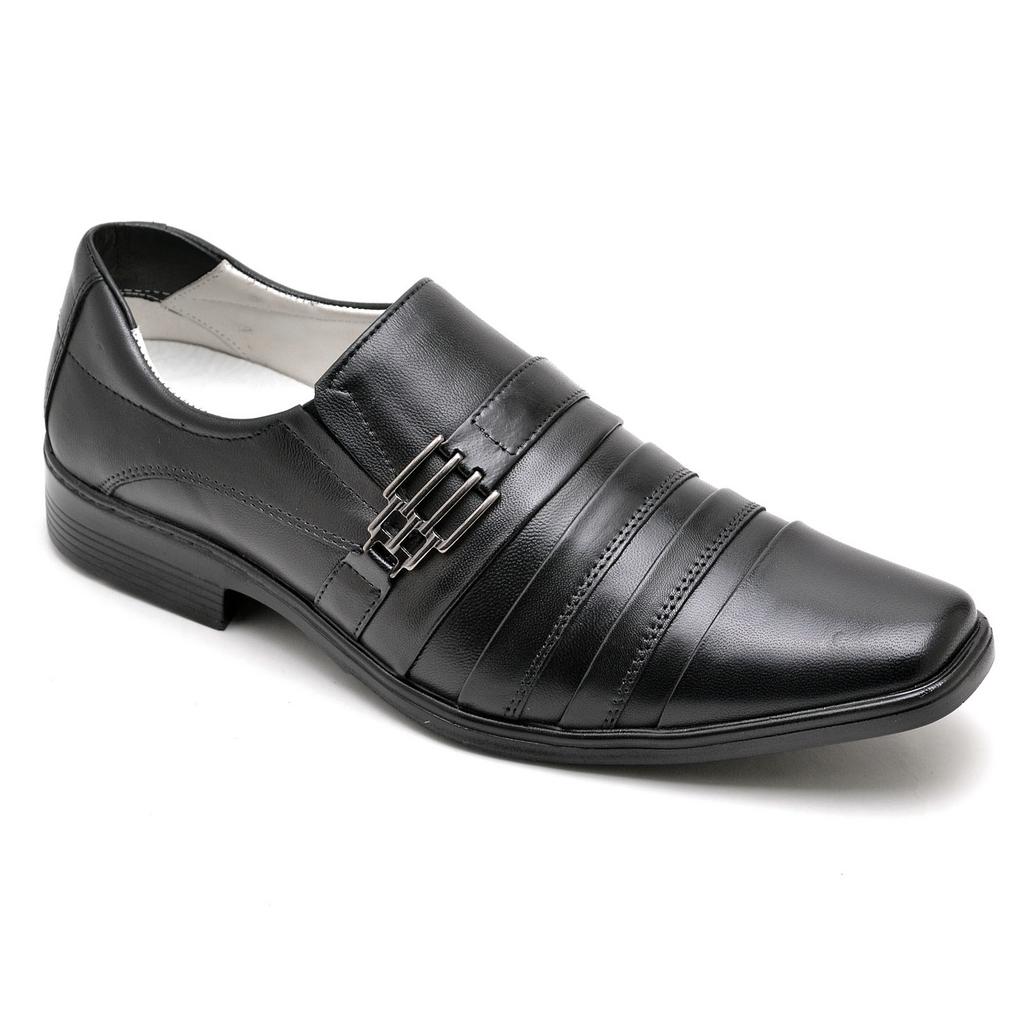 Sapato Conforto Couro Masculino  010