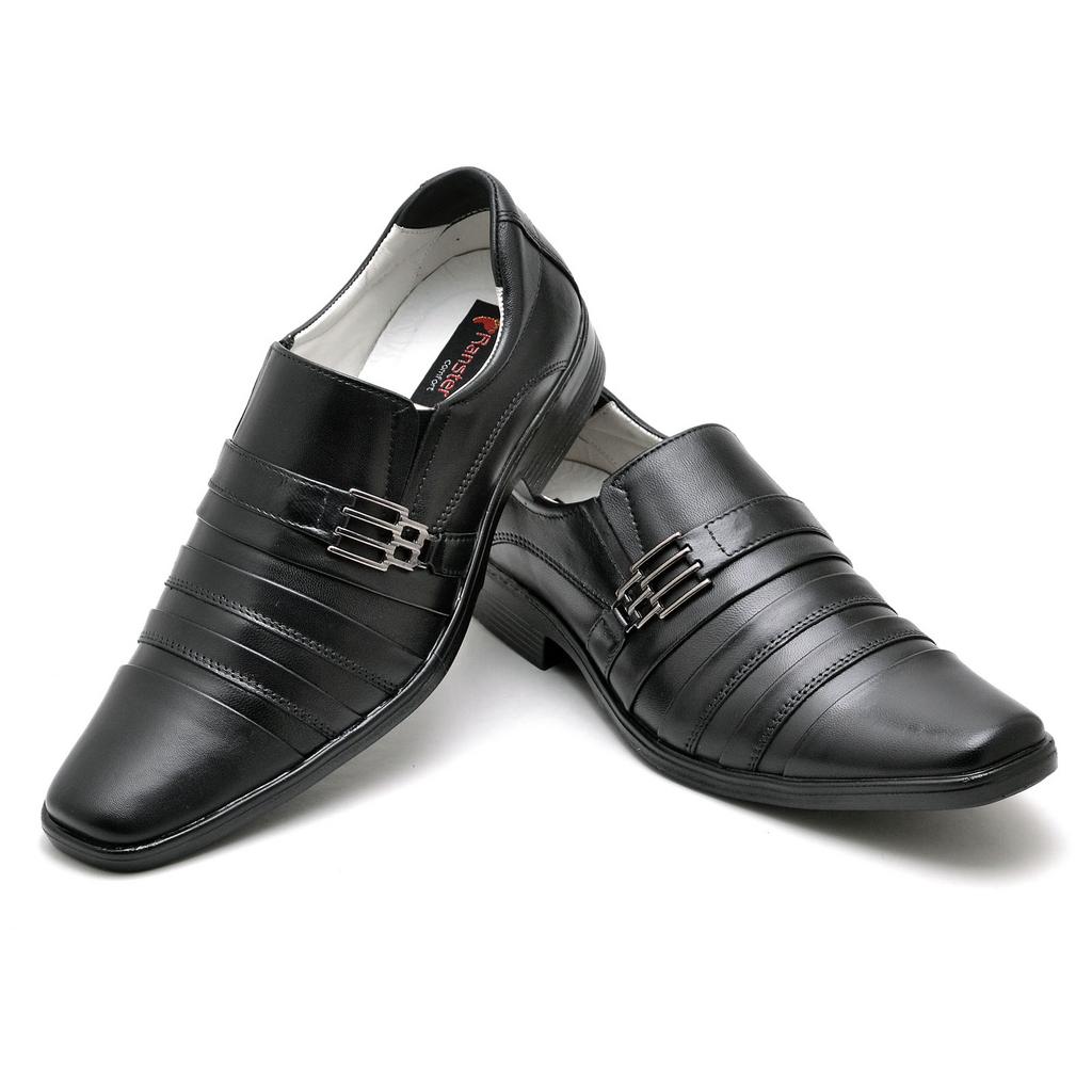 Sapato Conforto Couro Masculino  010