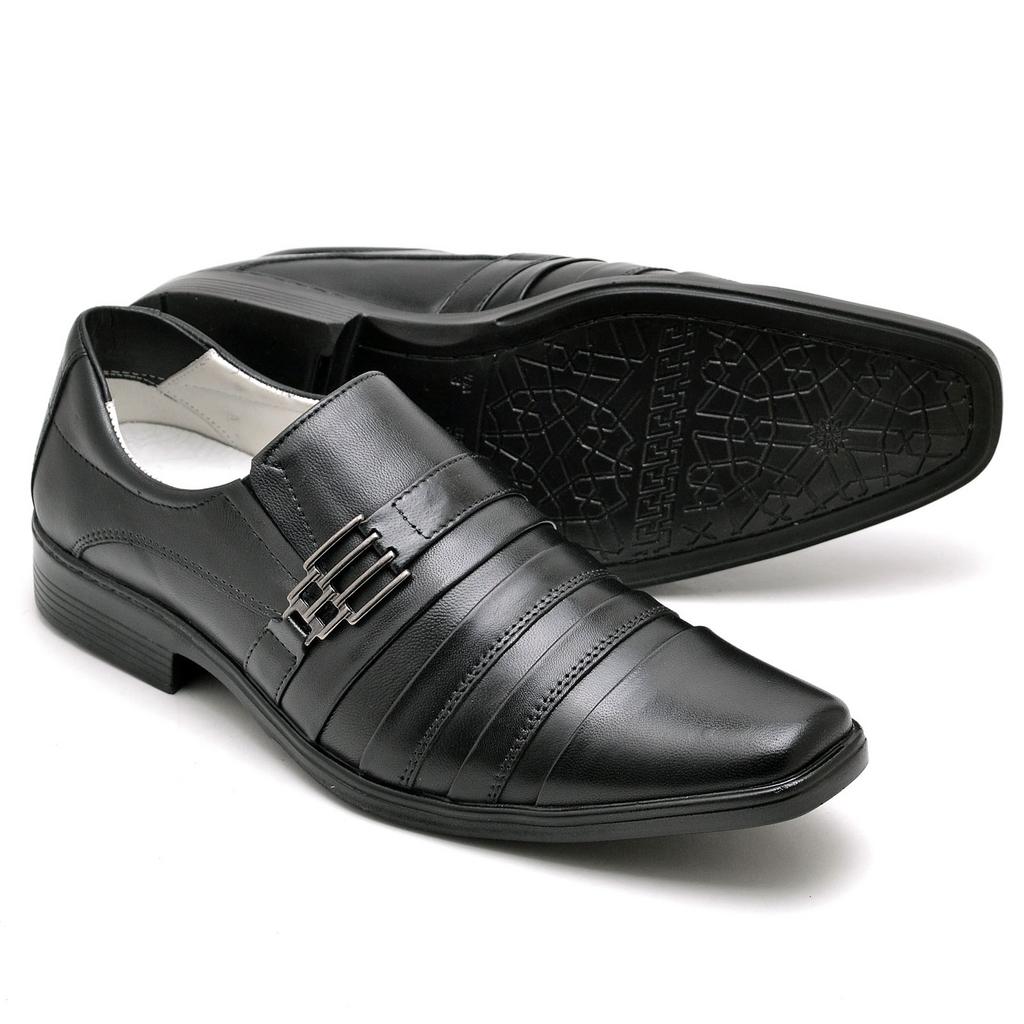 Sapato Conforto Couro Masculino  010