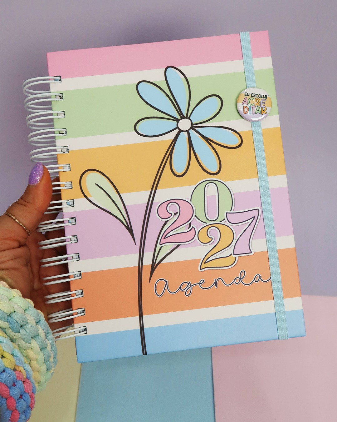 Agenda Personalizada 400 Páginas 2027 - Coleção Collors