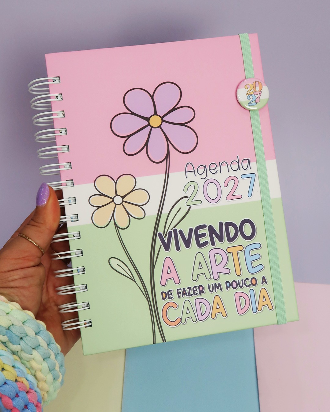 Agenda Personalizada 400 Páginas 2027 - Coleção Collors