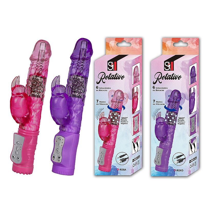 Vibrador Rotativo - 7 Vibrações com Rotação 360º - Recarregável - SI | Explore novas sensações