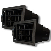 Par Difusor de Ar Lateral Gol Saveiro Voyage Parati - linha quadrado G1