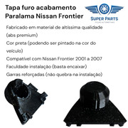 Kit 16 Tapas Furo Acabamento Paralama Nissan Frontier