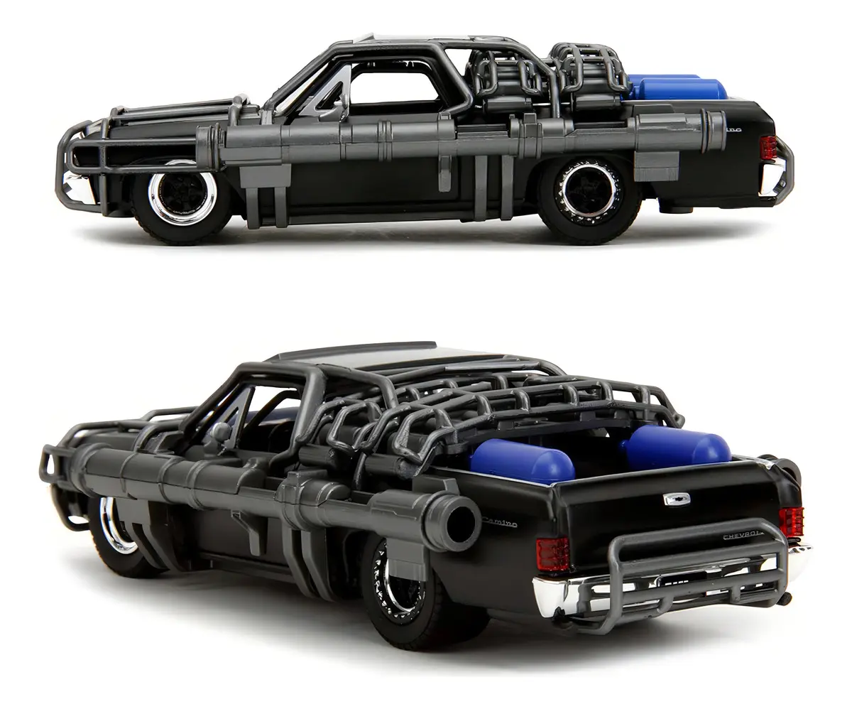 Chevrolet El Camino 1967 1:32 Preto Matt Black Fast And Furious Jada Toys 1/32