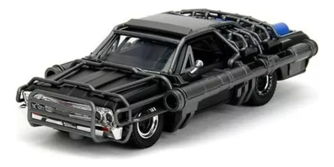 Chevrolet El Camino 1967 1:32 Preto Matt Black Fast And Furious Jada Toys 1/32