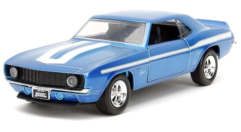 chevrolet camaro 1969 azul Fast And Furious Jada Toys 1/32