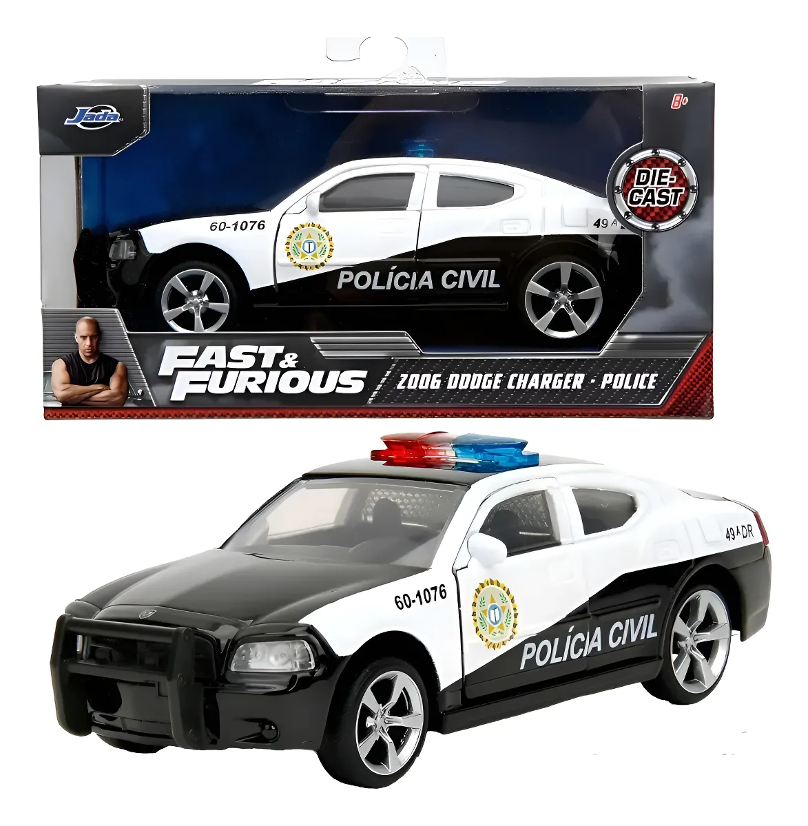 Dodge Charger Police 2006 Fast And Furious Jada Toys 1/32