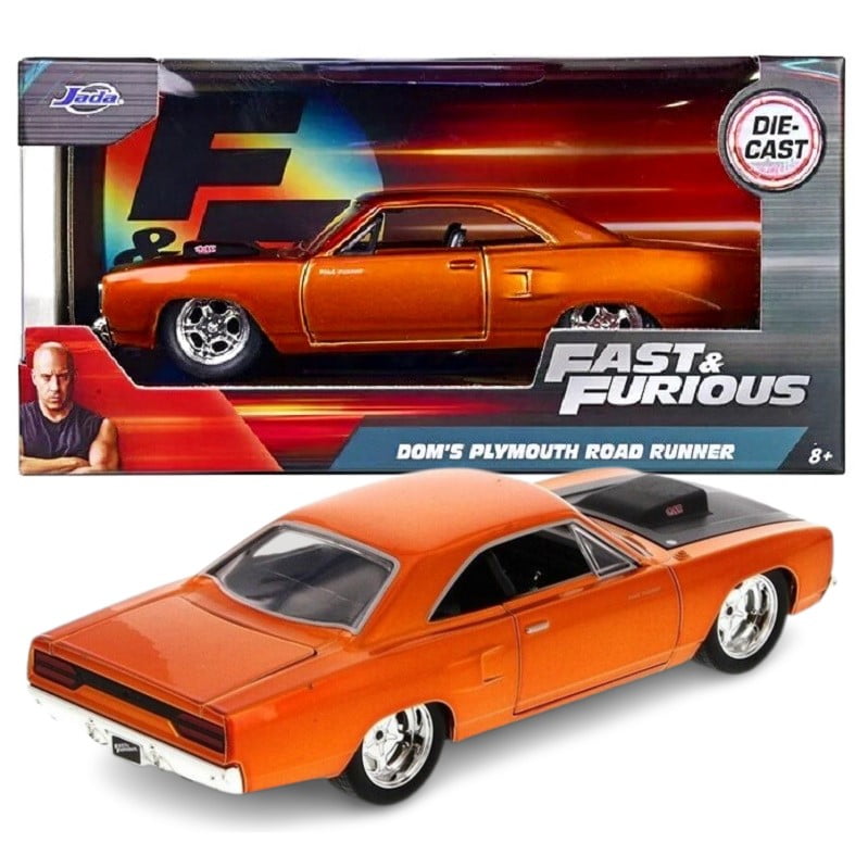 Dom"s 70 Plymouth Road Runner Fast And Furious Jada Toys 1/32