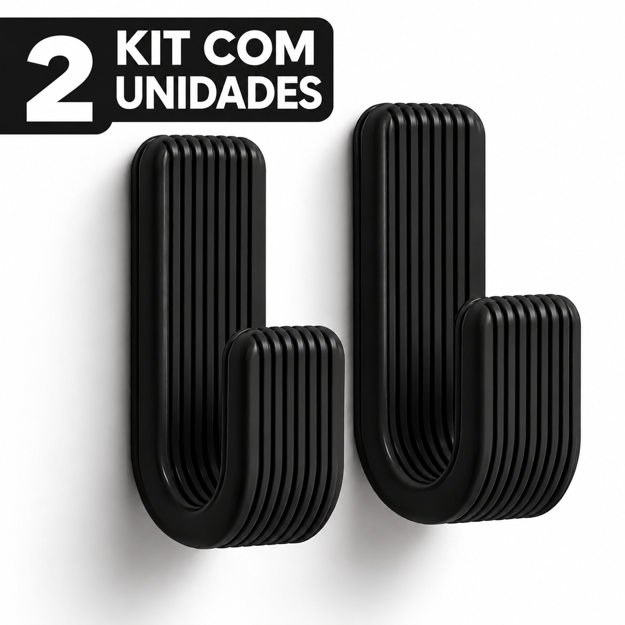 kit 2 gancho Gancho de parede banheiro usso diverso em parede com suporte parafusado