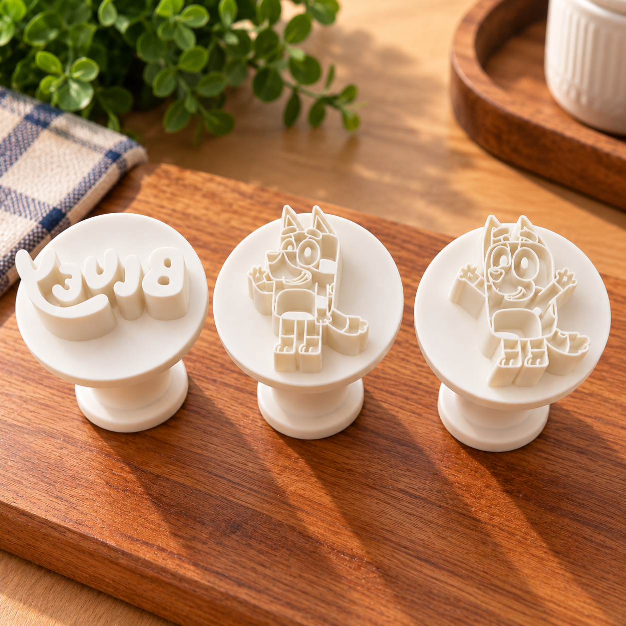 Carimbos Bluey para Brigadeiros e Doces 3 unidades – Impressão 3D