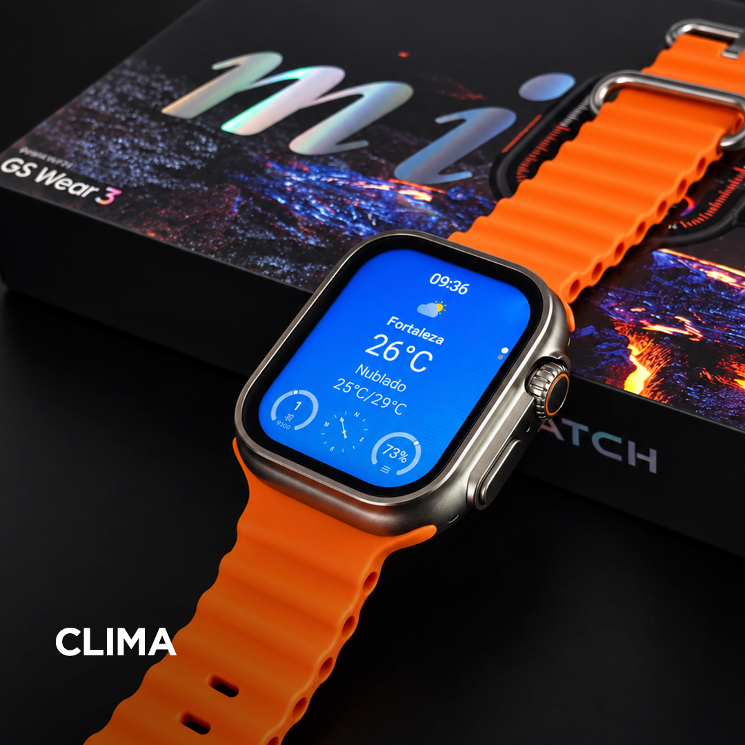 Smartwatch GS10 Ultra Mini 41mm GSWEAR – Série 10, Chamadas Bluetooth e Tela TFT