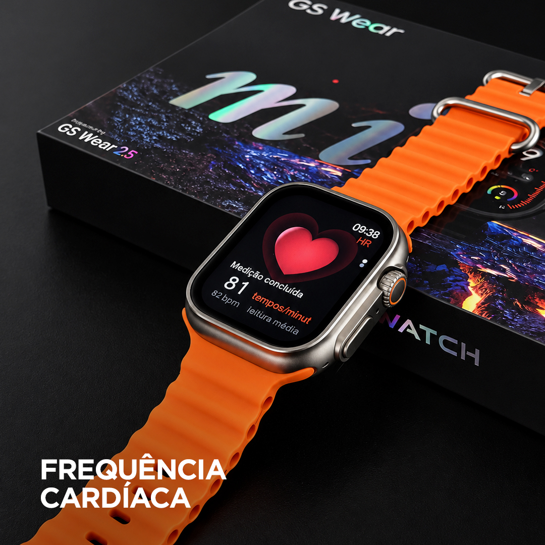 Smartwatch GS10 Ultra Mini 41mm GSWEAR – Série 10, Chamadas Bluetooth e Tela TFT