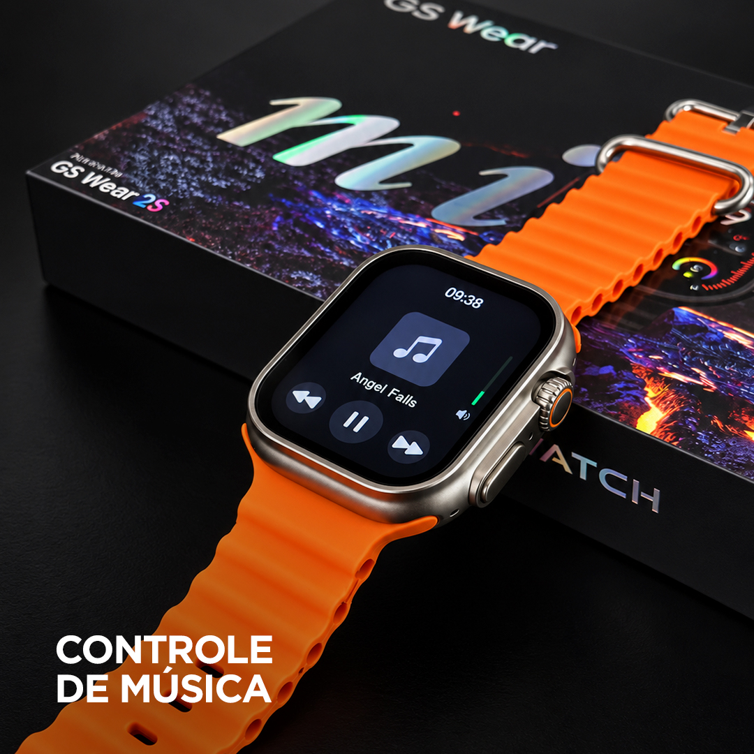 Smartwatch GS10 Ultra Mini 41mm GSWEAR – Série 10, Chamadas Bluetooth e Tela TFT