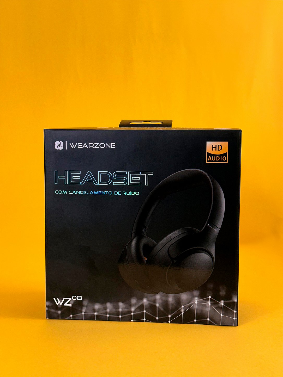 WEARZONE WZ08 | ANC -43 dB | SOM IMERSIVO | BLUETOOTH 5.4 | ATÉ 60 HORAS