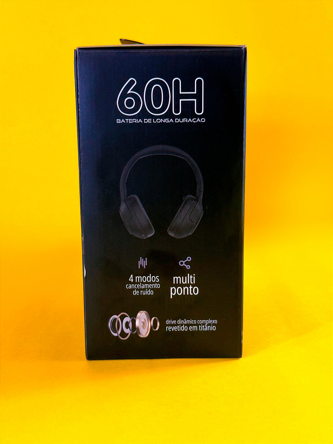 WEARZONE WZ08 | ANC -43 dB | SOM IMERSIVO | BLUETOOTH 5.4 | ATÉ 60 HORAS