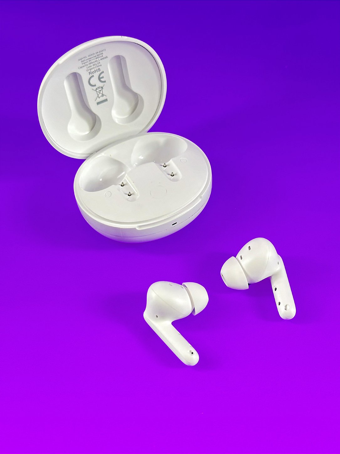 Fone bluetooth TWS WZ06 Cancelamento de Ruído ANC ENC Multi-point