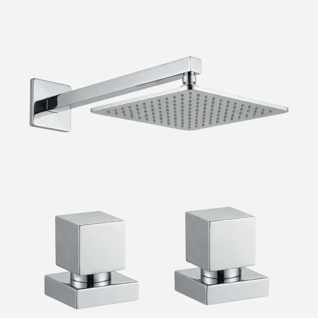 Hidrica Kit Chuveiro Eleganza 20x20 e 2 Acabamentos Lustrare