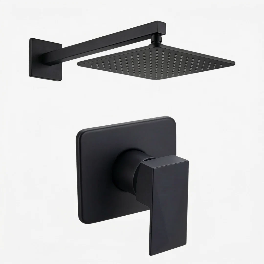 Hidrica Kit Chuveiro Deluxe 20x20 Inox Com Monocomando