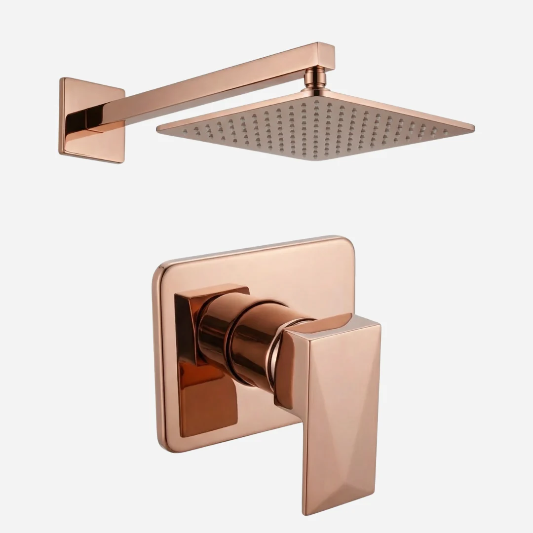 Hidrica Kit Chuveiro Deluxe 20x20 Inox Com Monocomando