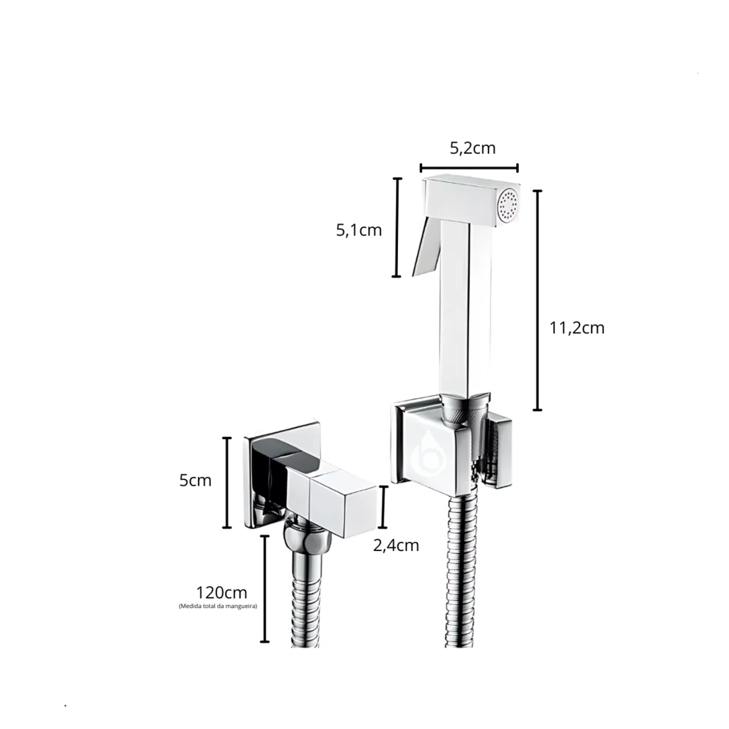 Hídrica Kit Metais Banheiro Diamond Signature 9 Peças