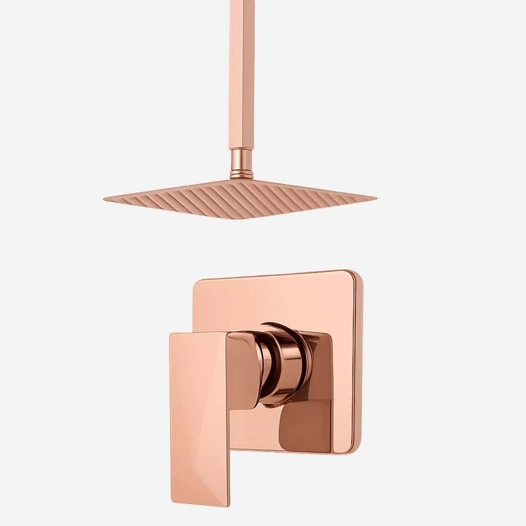 Hídrica Metais Kit Chuveiro Deluxe Inox 20x20 Monocomando