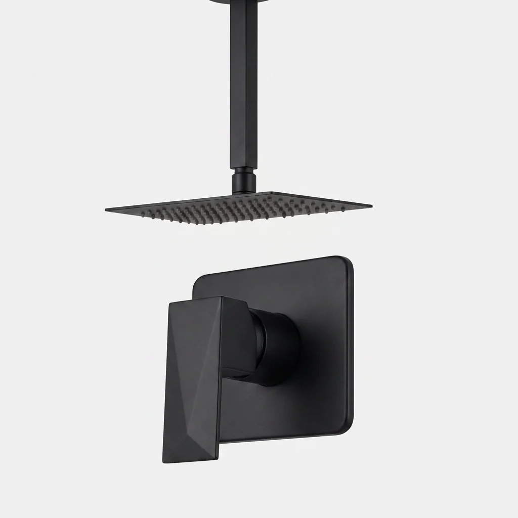 Hídrica Metais Kit Chuveiro Deluxe Inox 20x20 Monocomando