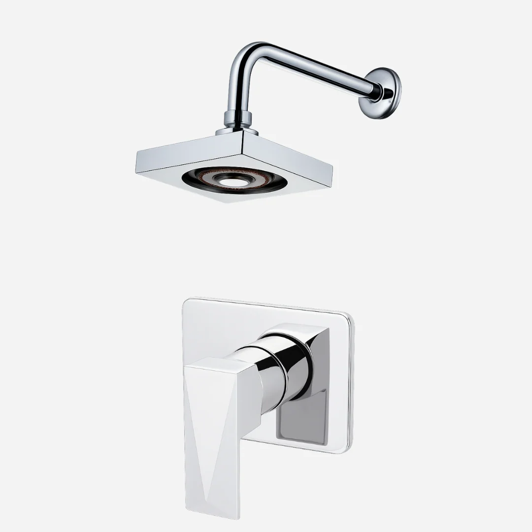 Hidrica Kit Ducha Hydropulse Square e Acabamento Diamante
