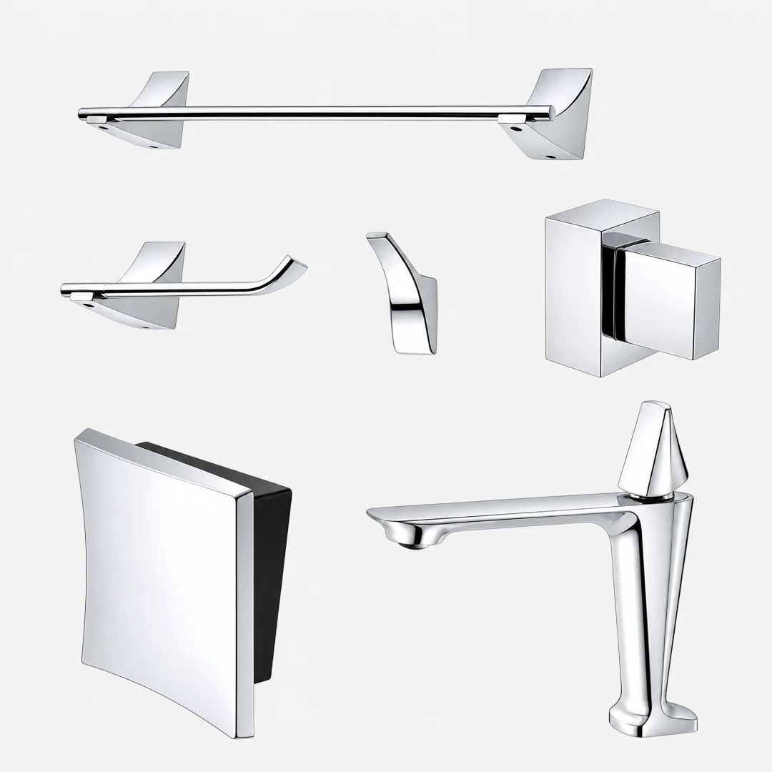 Hídrica Metais Kit Lavabo Linea 6 Peças
