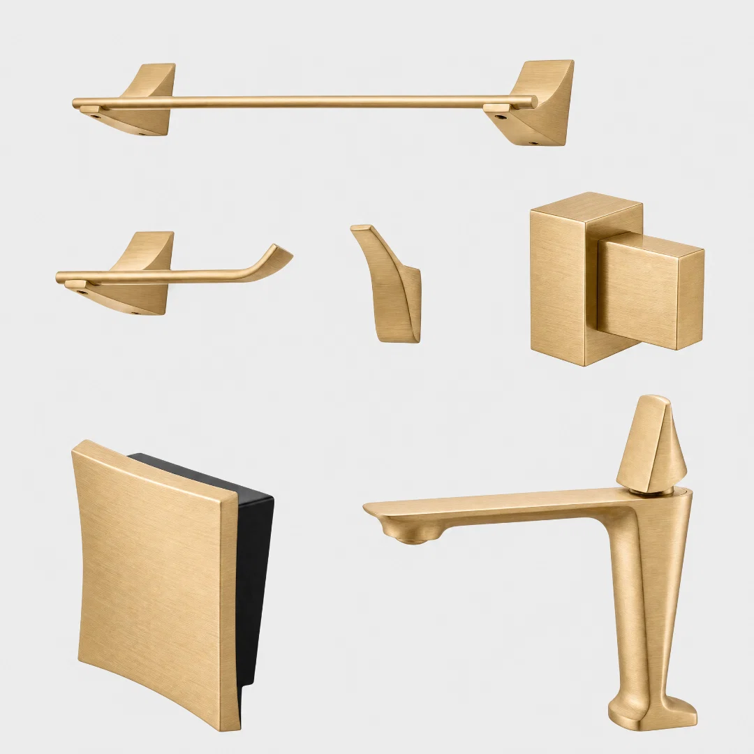 Hídrica Metais Kit Lavabo Linea 6 Peças