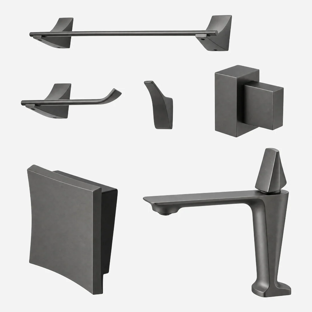 Hídrica Metais Kit Lavabo Linea 6 Peças