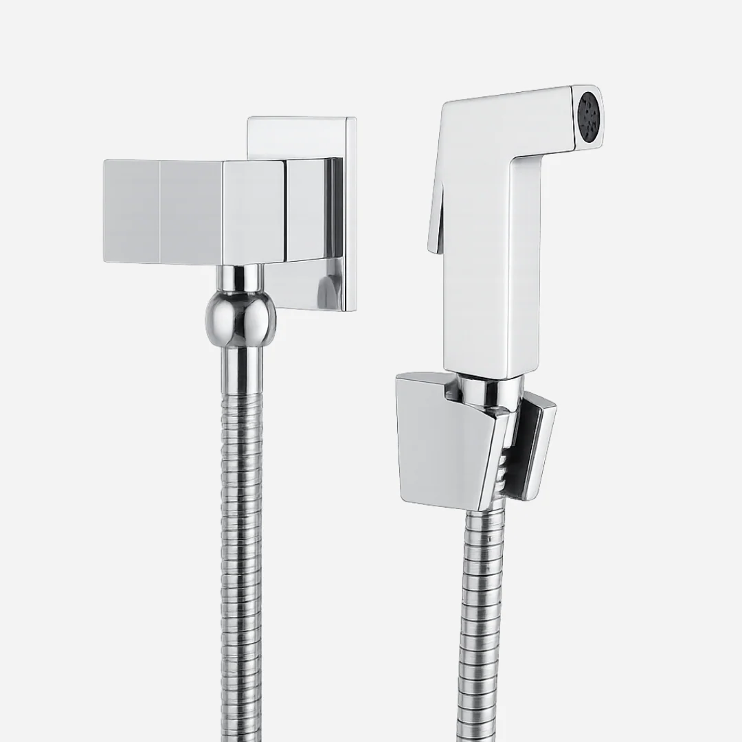 Hídrica Metais Kit Banheiro Diamond Inox Cromado 6 Peças