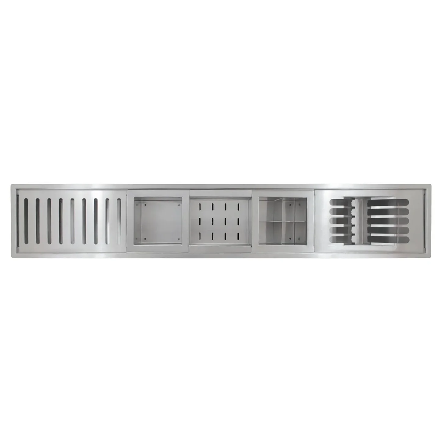Hídrica Calha Úmida Inox Lux 105x16 Escovado