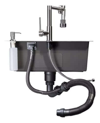Hídrica Kit Cuba Inox 60x45 com Torneira Gourmet